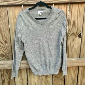Sonoma Sweater V-Neck Pullover 100% Cotton Gray Men’s Sz. Medium